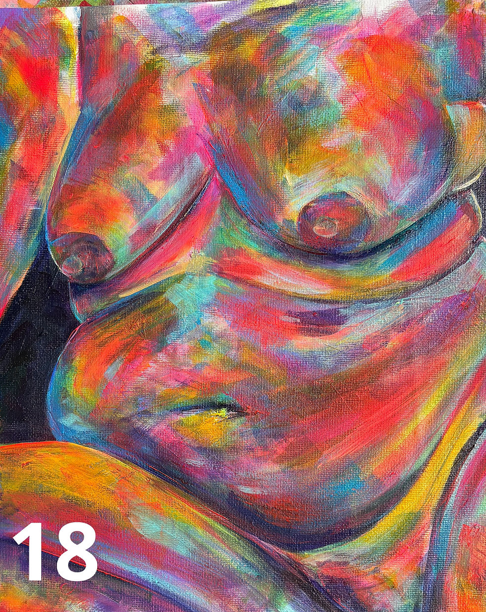 Thumbnail: Original Body Beautiful Artwork number 18