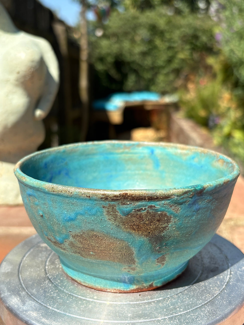 Thumbnail: Turquoise  Sea Inspired Bowl