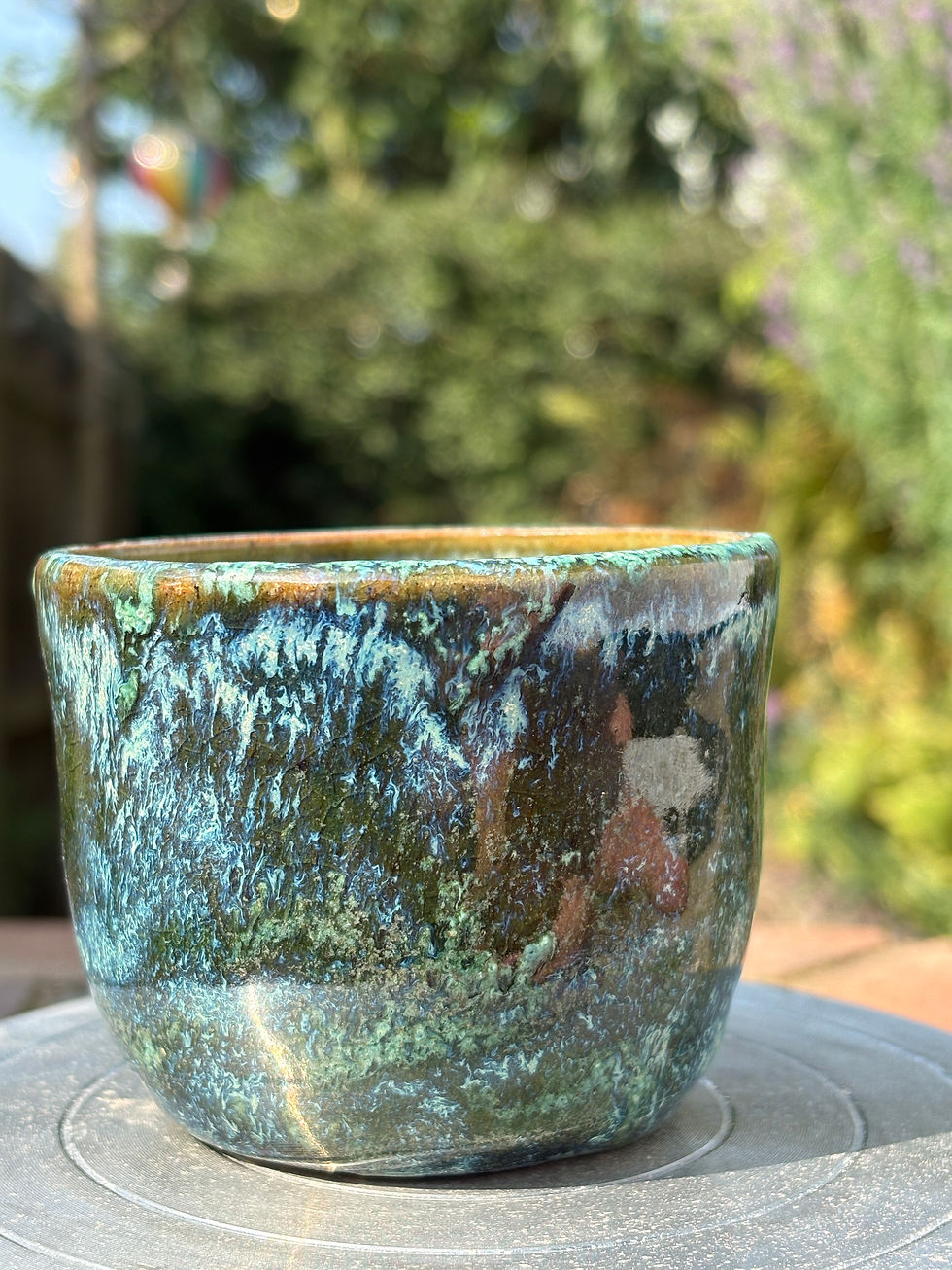 Thumbnail: Small Decorative Sea Inspired Pot