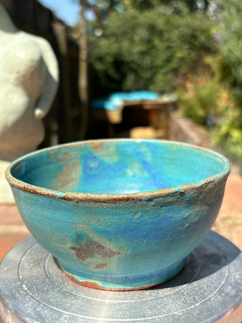 Thumbnail: Turquoise  Sea Inspired Bowl