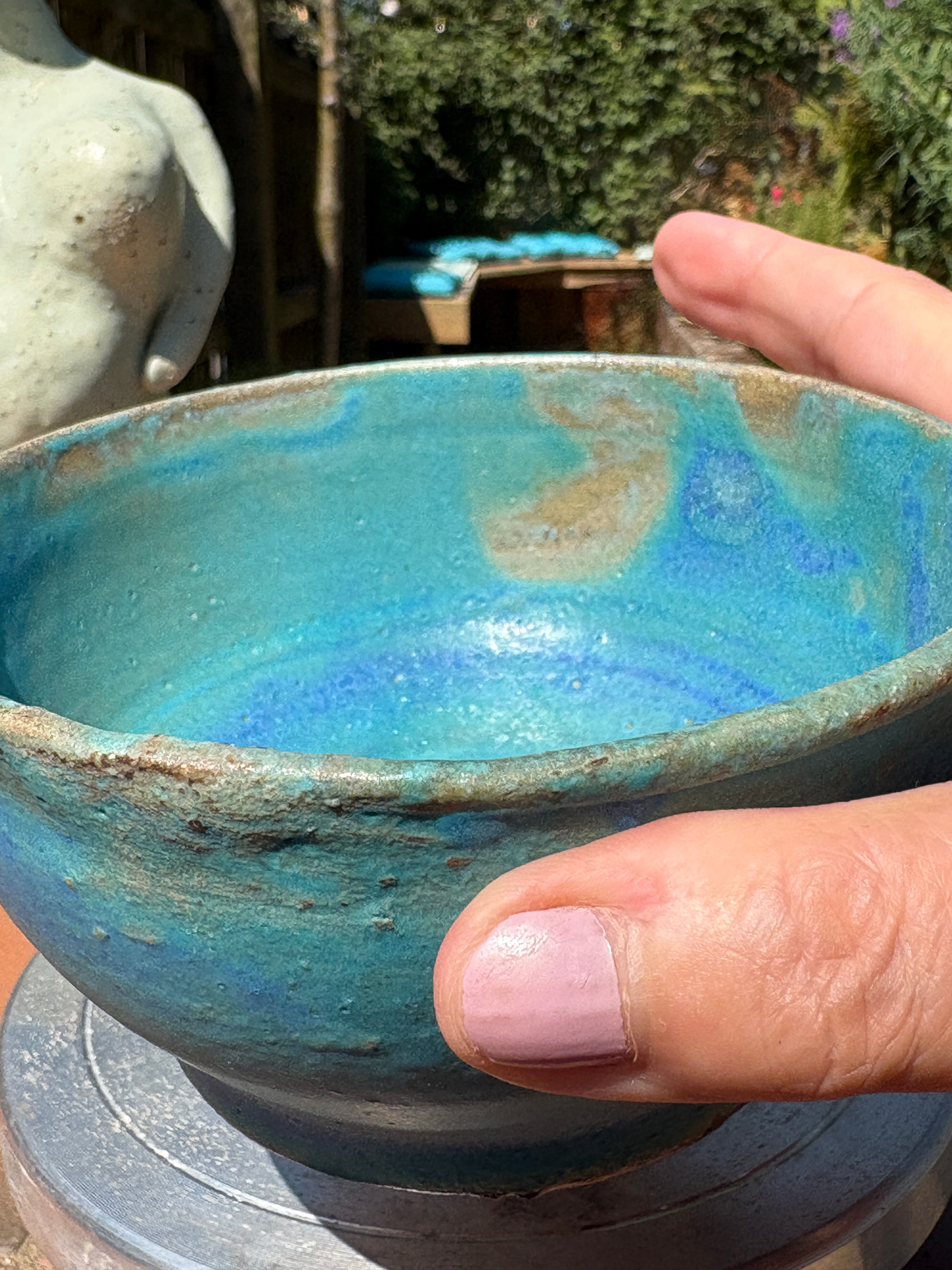 Turquoise  Sea Inspired Bowl