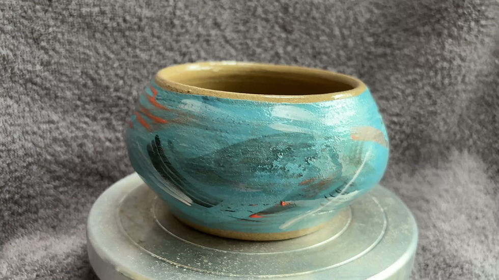 Thumbnail: Blue Graphic Bowl