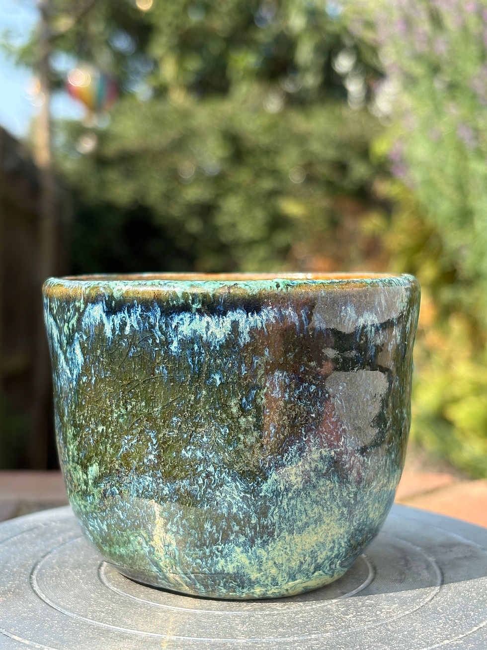 Thumbnail: Small Decorative Sea Inspired Pot