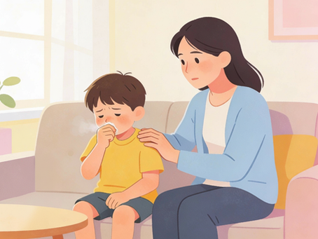 bambino che tossisce