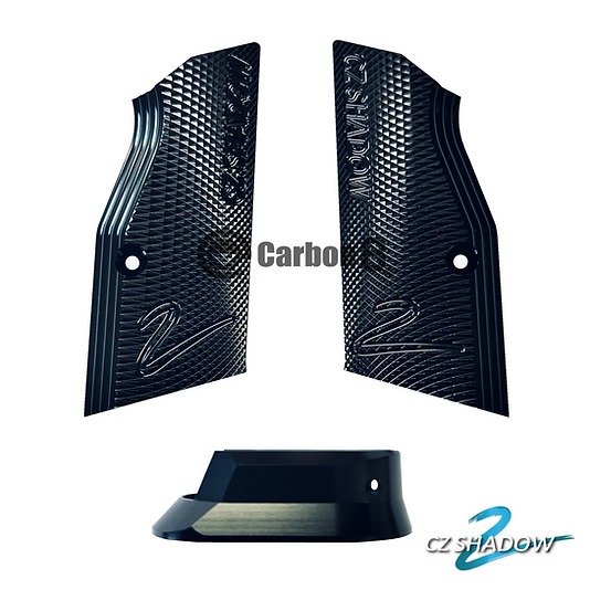 CZ SHADOW-2専用 アルミ SHORTグリップ & マグウェル セット | Carbon8
