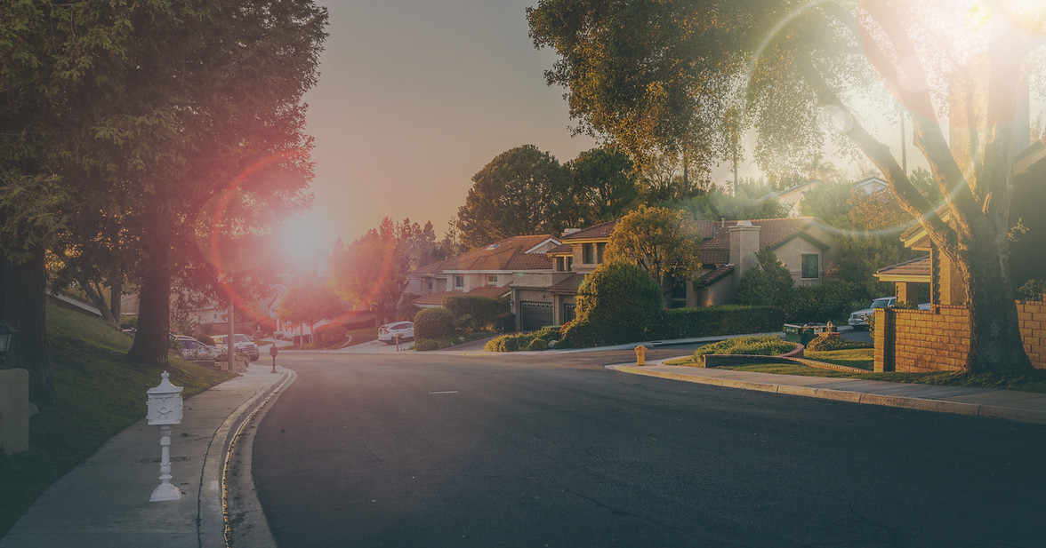 cars parked on side of the road during d