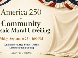 America 250 Community Mosaic Mural Unveiling