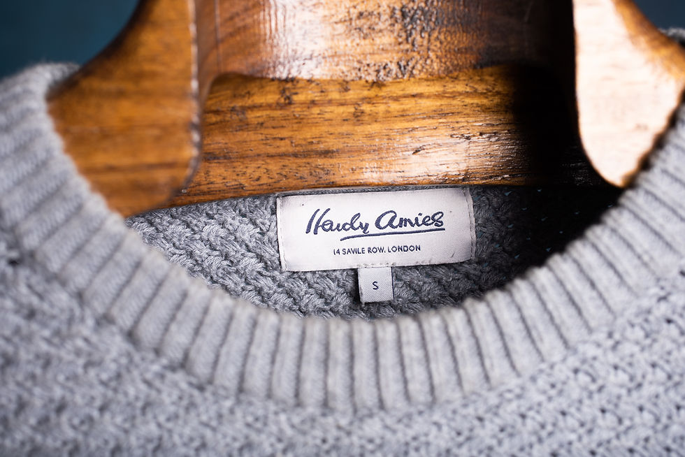 Thumbnail: Hardy Amies - Grey Jumper - Small