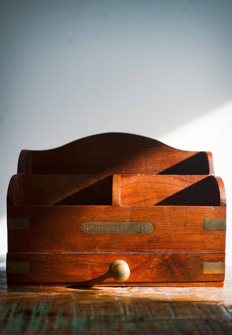 Thumbnail: Desk Organiser - 'Brevity is the soul of wit'
