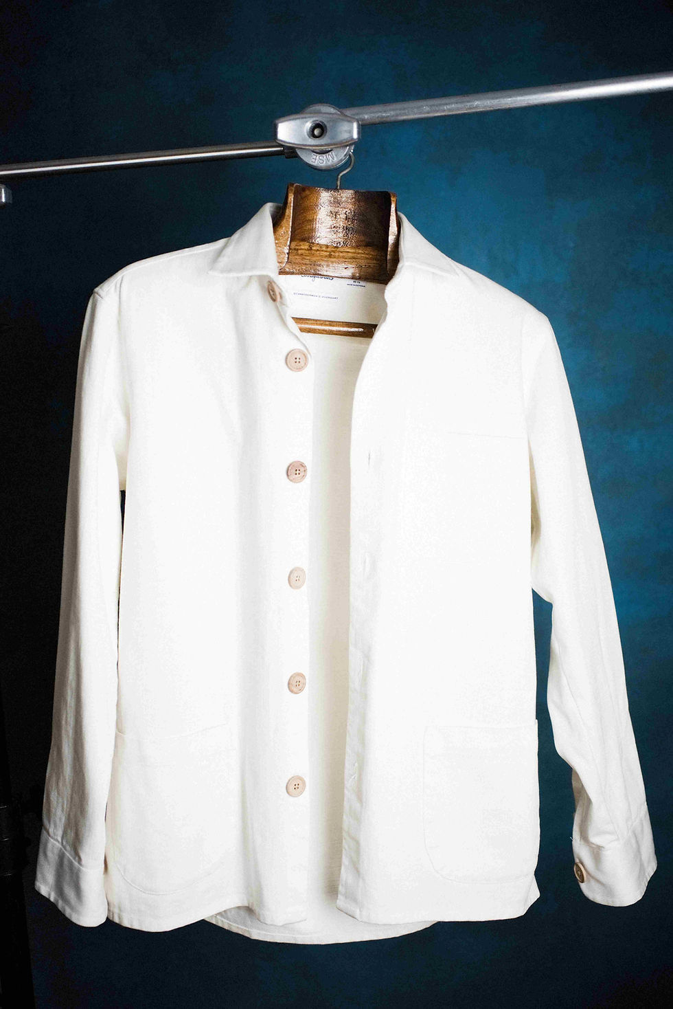 Thumbnail: Schnayderman's White Chore Jacket - 39-40 / 15.5