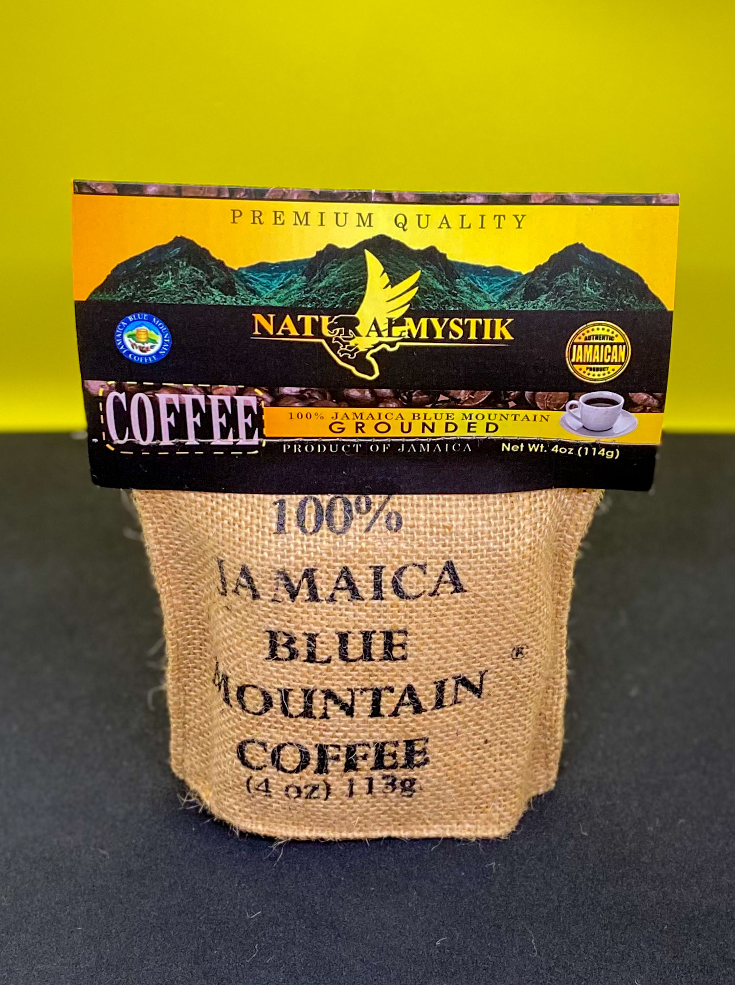 100% Jamaica Blue Mountain Coffee 4oz | 114g molido