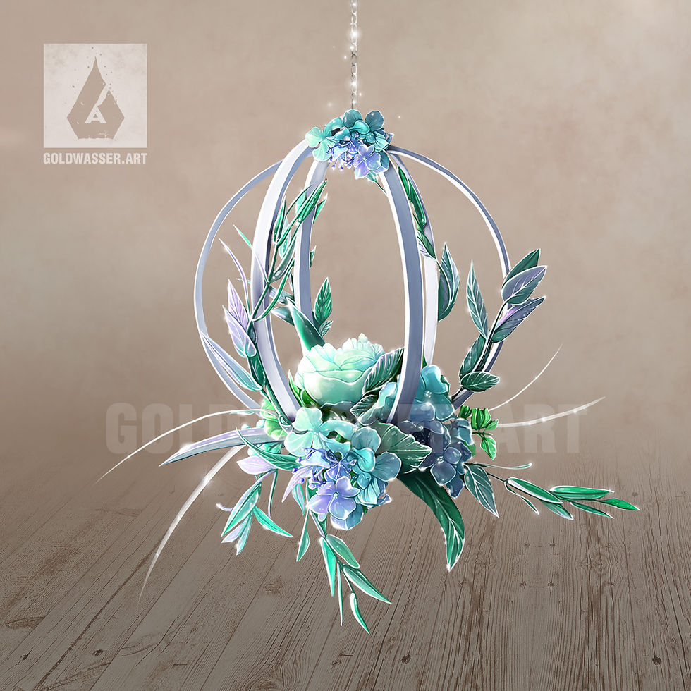 Thumbnail: CU/PU Hanging decorative flower