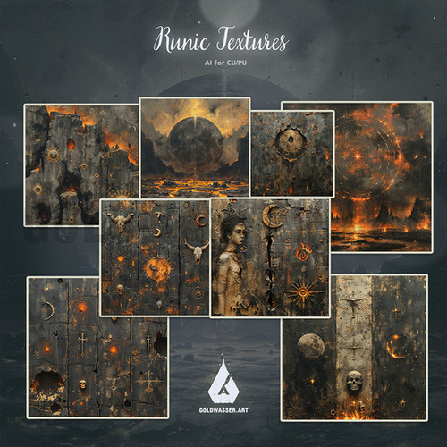 AI CU/PU Runic Textures | GOLDWASSER.ART