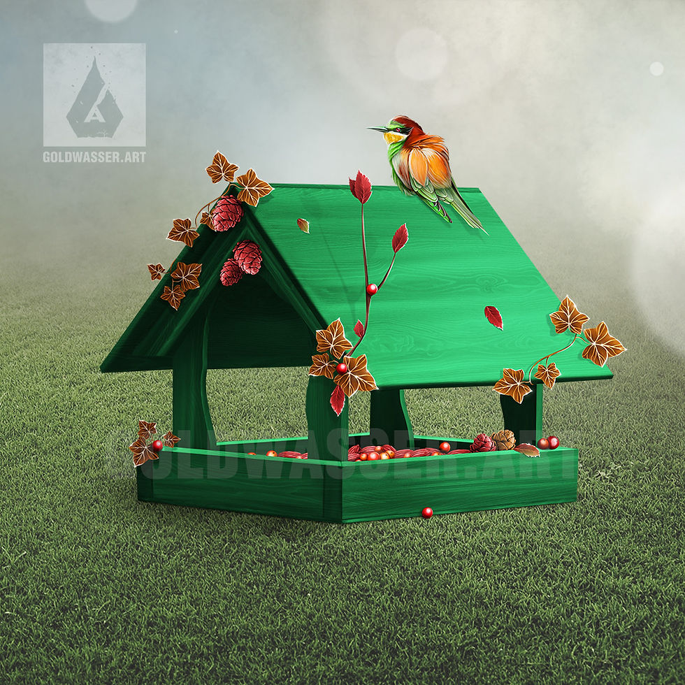 Thumbnail: CU/PU Bird feeder