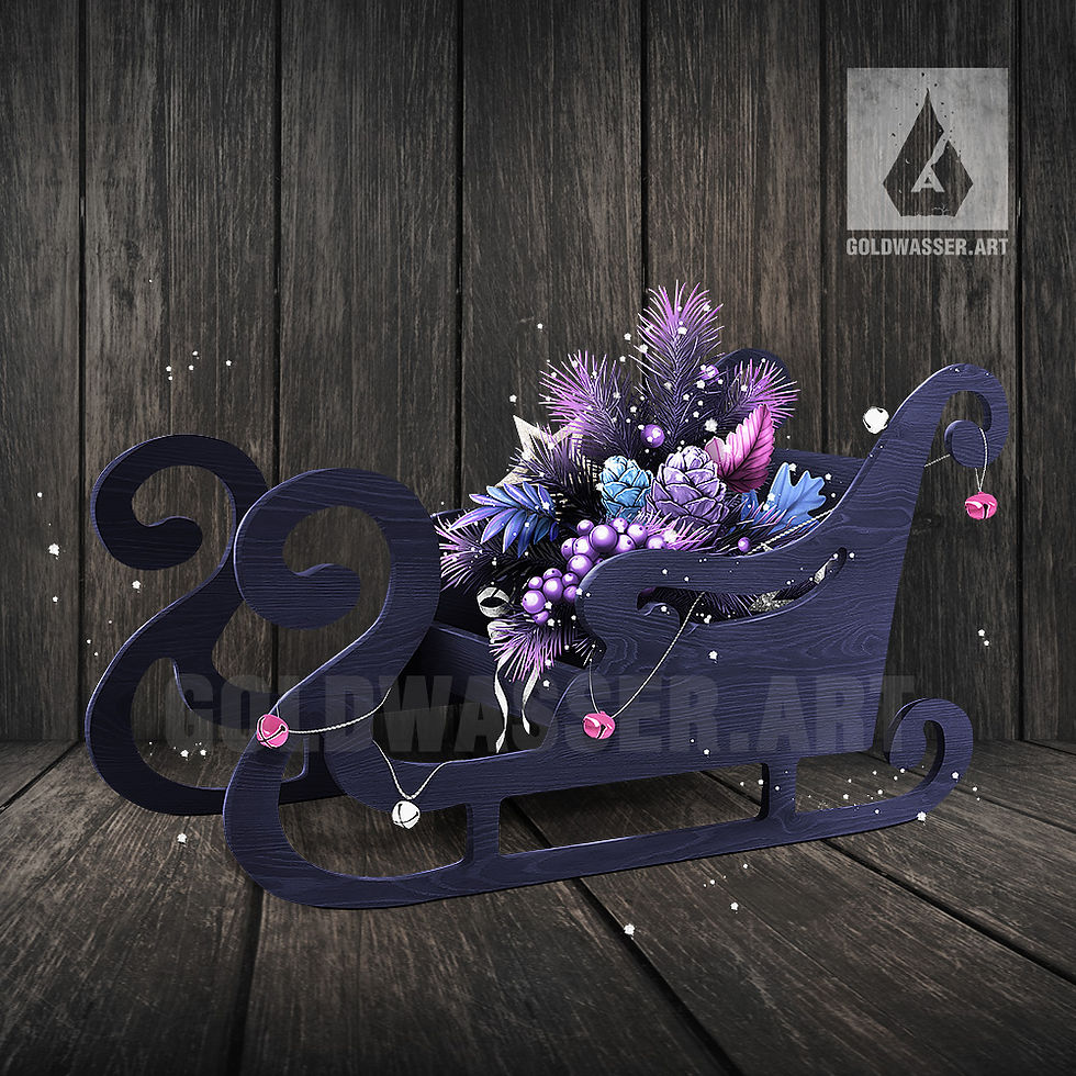 Thumbnail: CU/PU Christmas sled