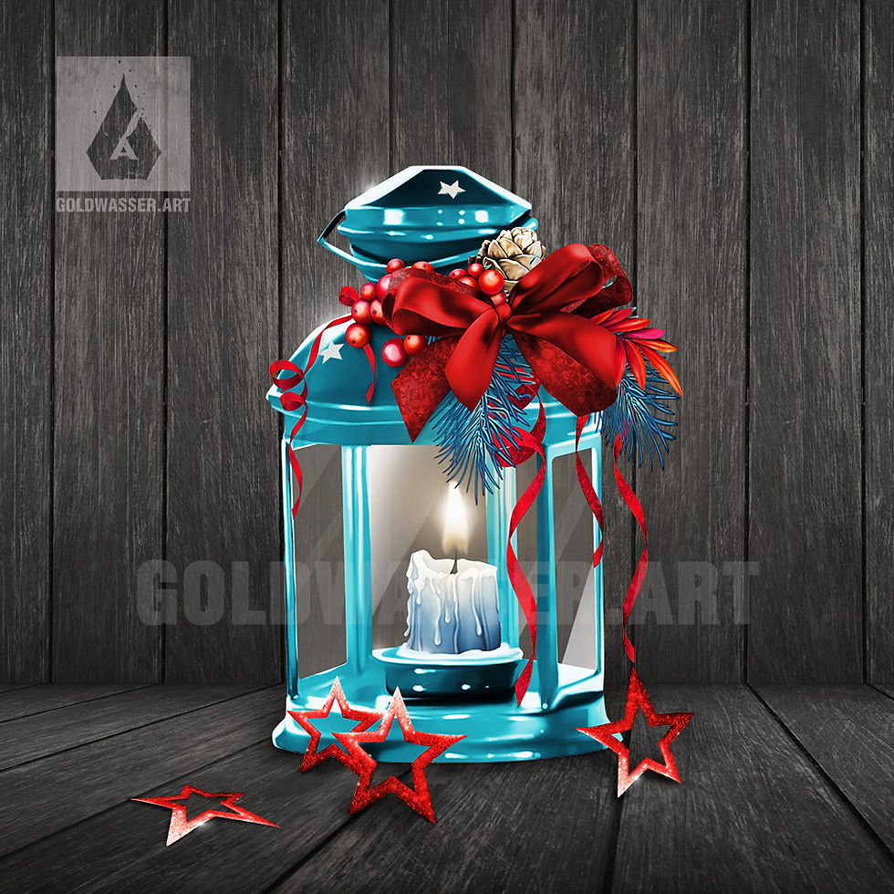 Thumbnail: CU/PU Christmas lantern
