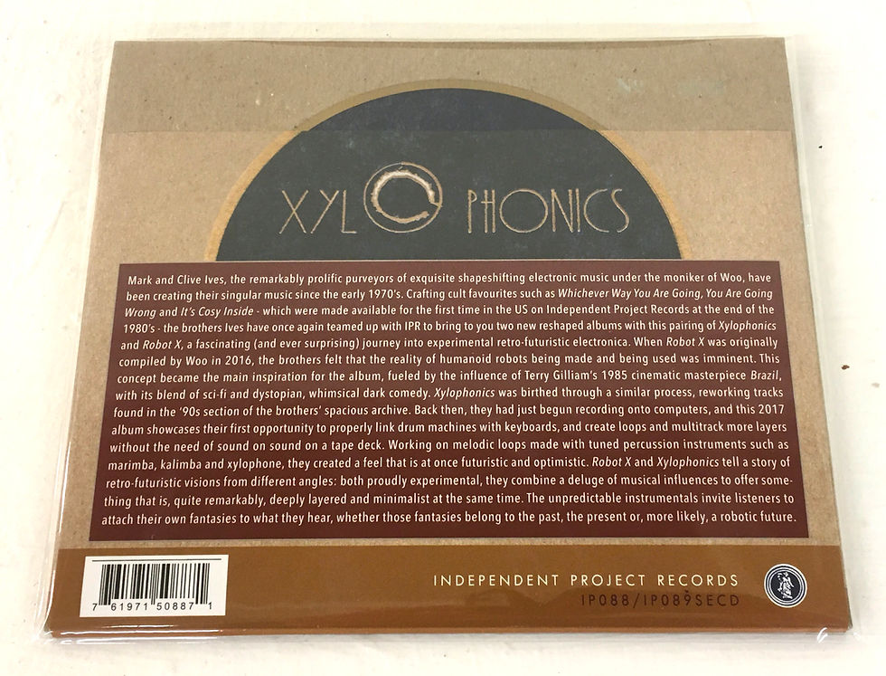 Thumbnail: WOO - Xylophonics/Robot X double CD