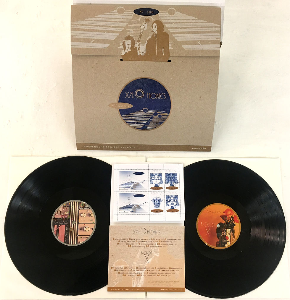 Thumbnail: WOO - Xylophonics/Robot X black vinyl double LP