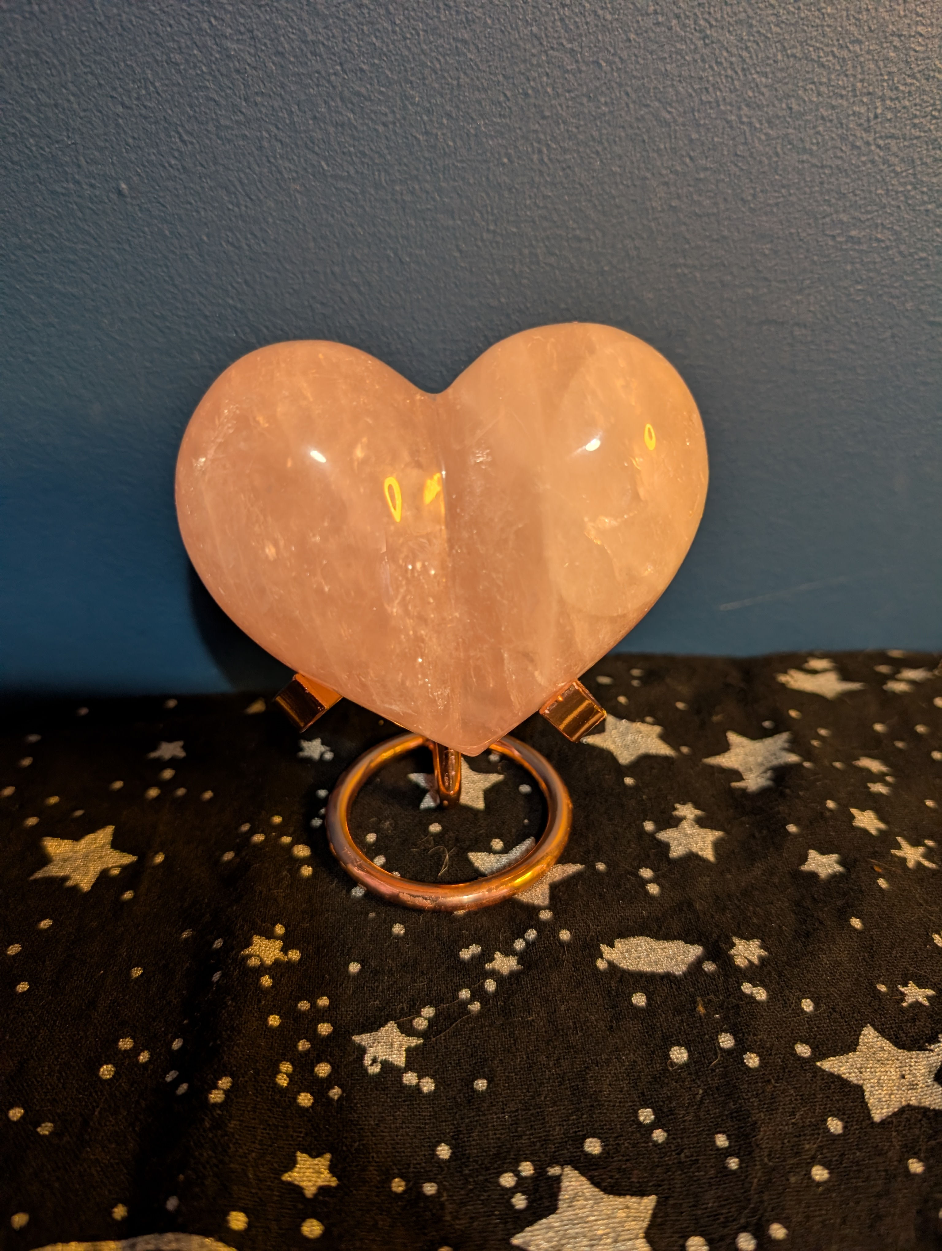 Rose quartz Heart