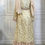 Thumbnail: Fancy Embroidered Leaves Muslim Dress Sequined Robe