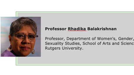 Interview with Professor Radhika Balakrishnan: Feminism Within Economics