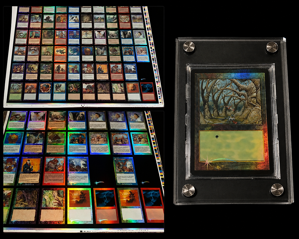 foil sheet mtg textless