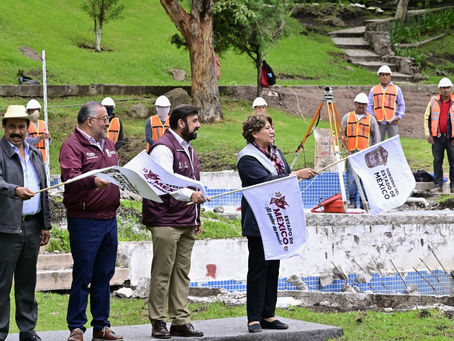 Obras de la transformación son un acto de justicia y equidad para los 125 municipios del Estado de México afirma la Gobernadora Delfina Gómez Álvarez