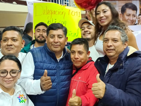 Llegan Jenaro Martínez y el Cambio Sindical a la región de los volcanes