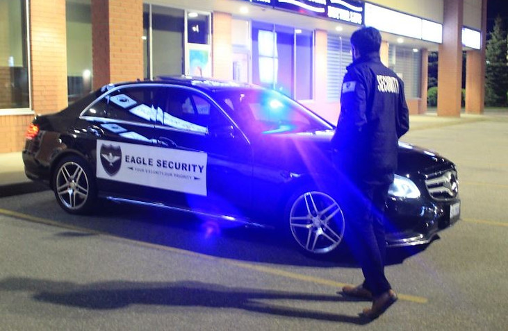 Car Patrolling Eagle Security Services Corporation