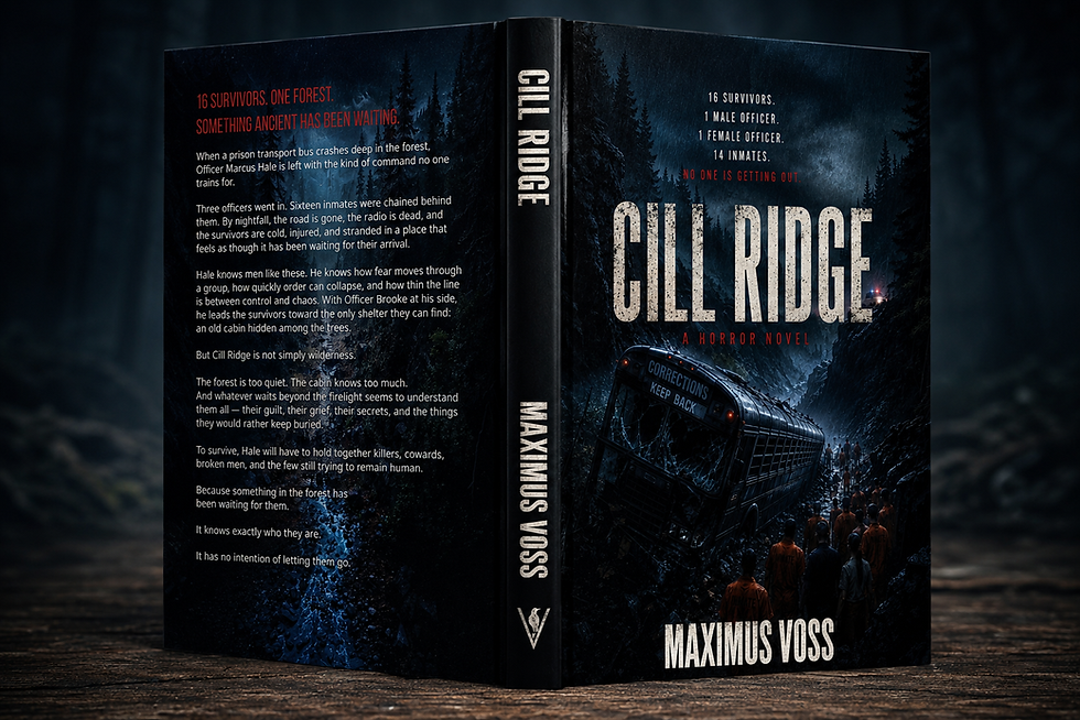 Cill Ridge hardcover on wooden table