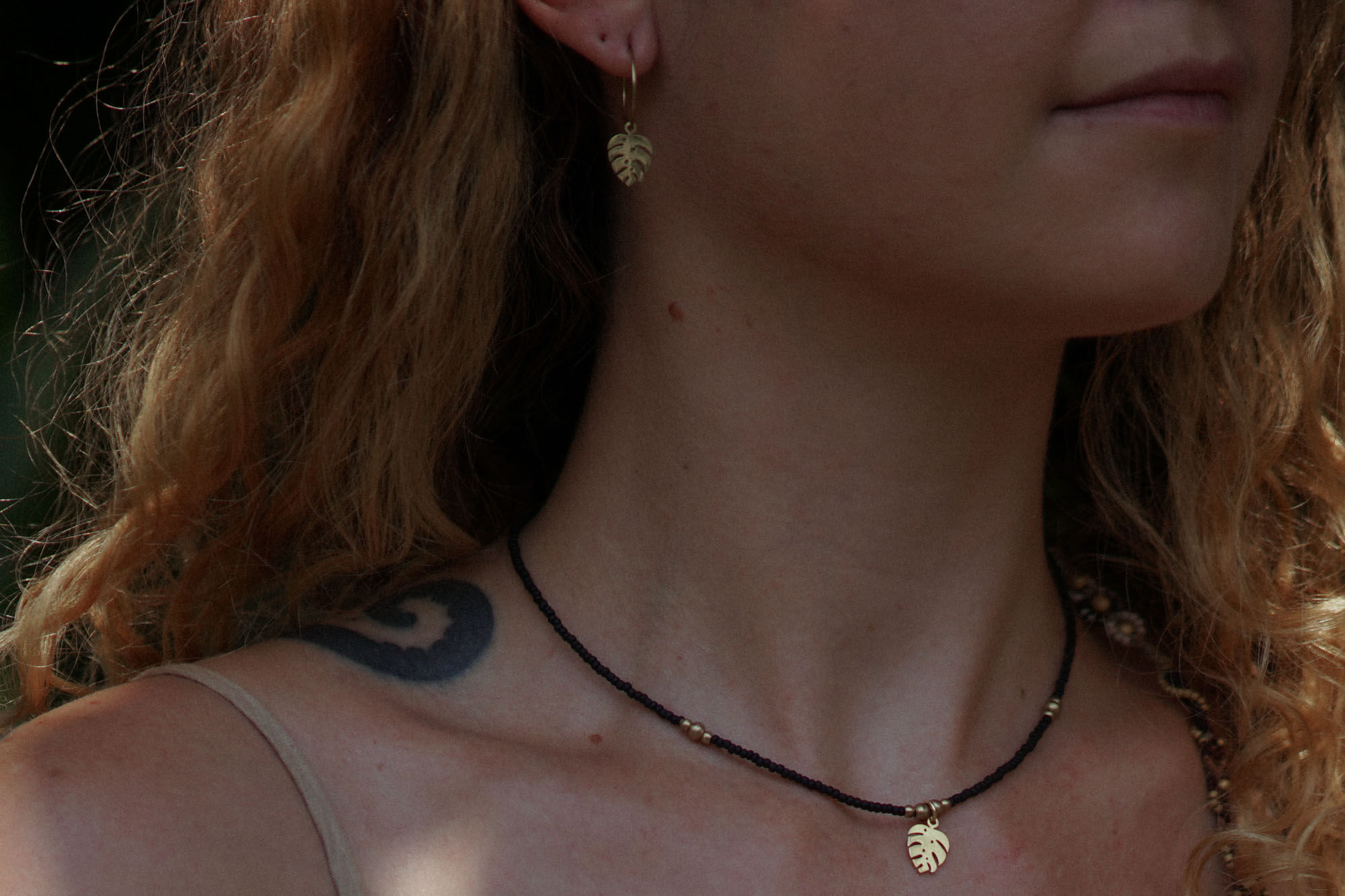 Monstera Leaf Necklace