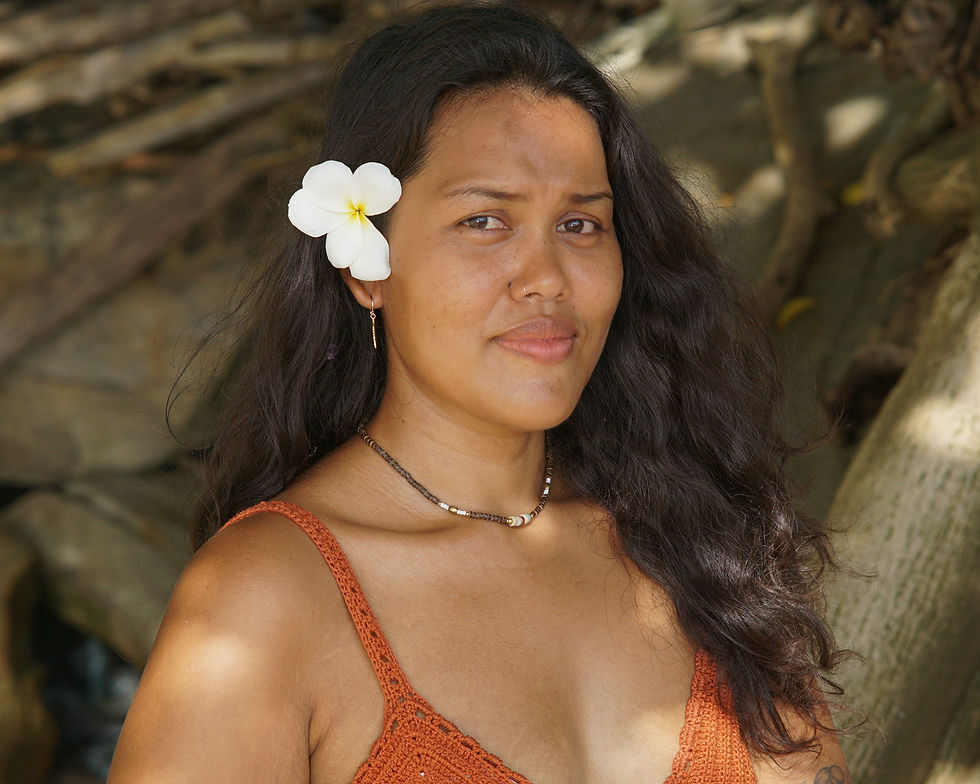 Thumbnail: Coconut & Jasper Heishi Bead Necklace