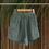 Thumbnail: Tropical blue summer shorts in cotton