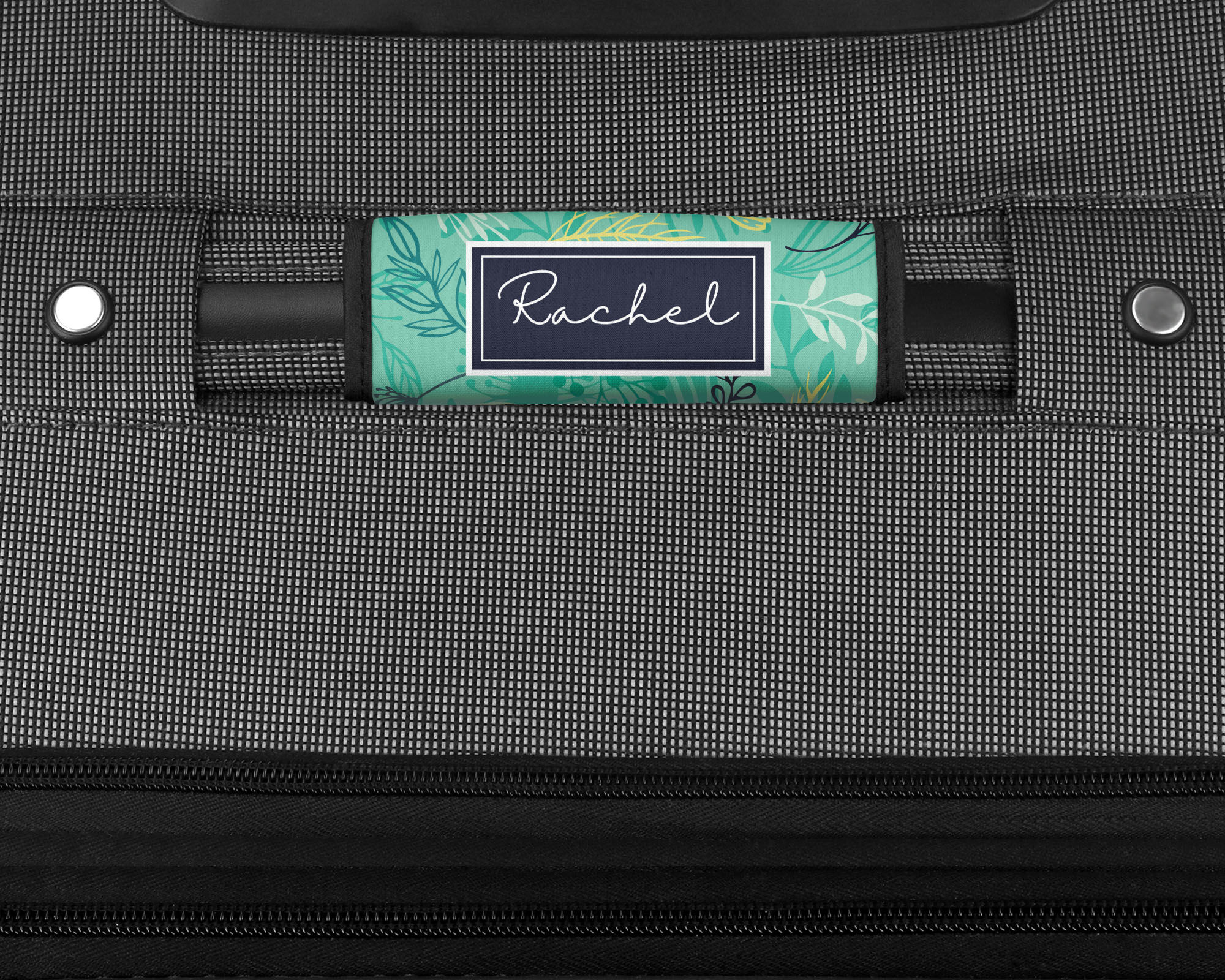 Forest Herbs Blue - Luggage Handle Wrap