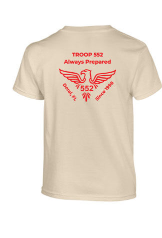 Thumbnail: Troop 552 Youth Tee S/S - Cotton