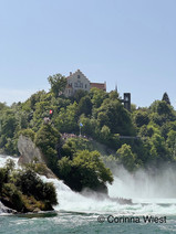 Mega Aussicht auf die Rheinfälle.