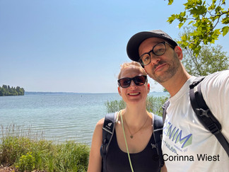 Hubby und ich auf der Mainau.