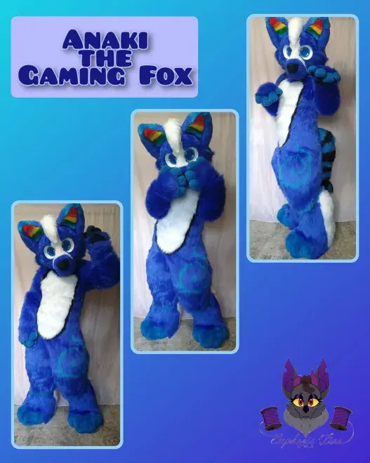 Anaki the Gaming Fox Collage