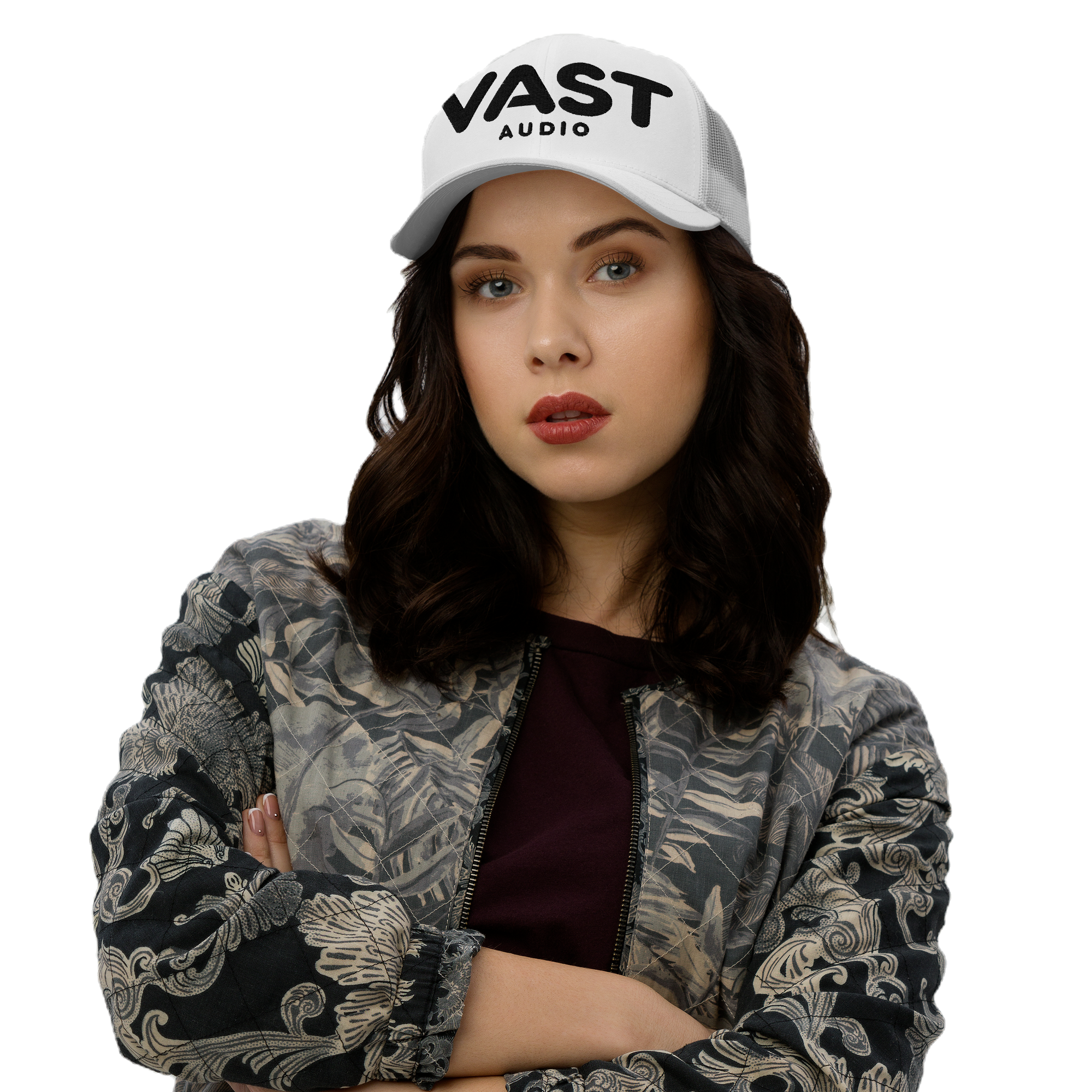 Black TXT Trucker Hat