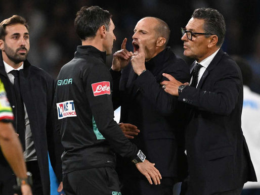 Napoli-Roma, bufera Allegri: «L’anno scorso gli hanno messo la Champions in tasca»