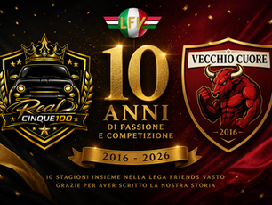 Real Cinque100 e Vecchio Cuore, 10 anni di LFV: due società nella storia della Lega Friends Vasto