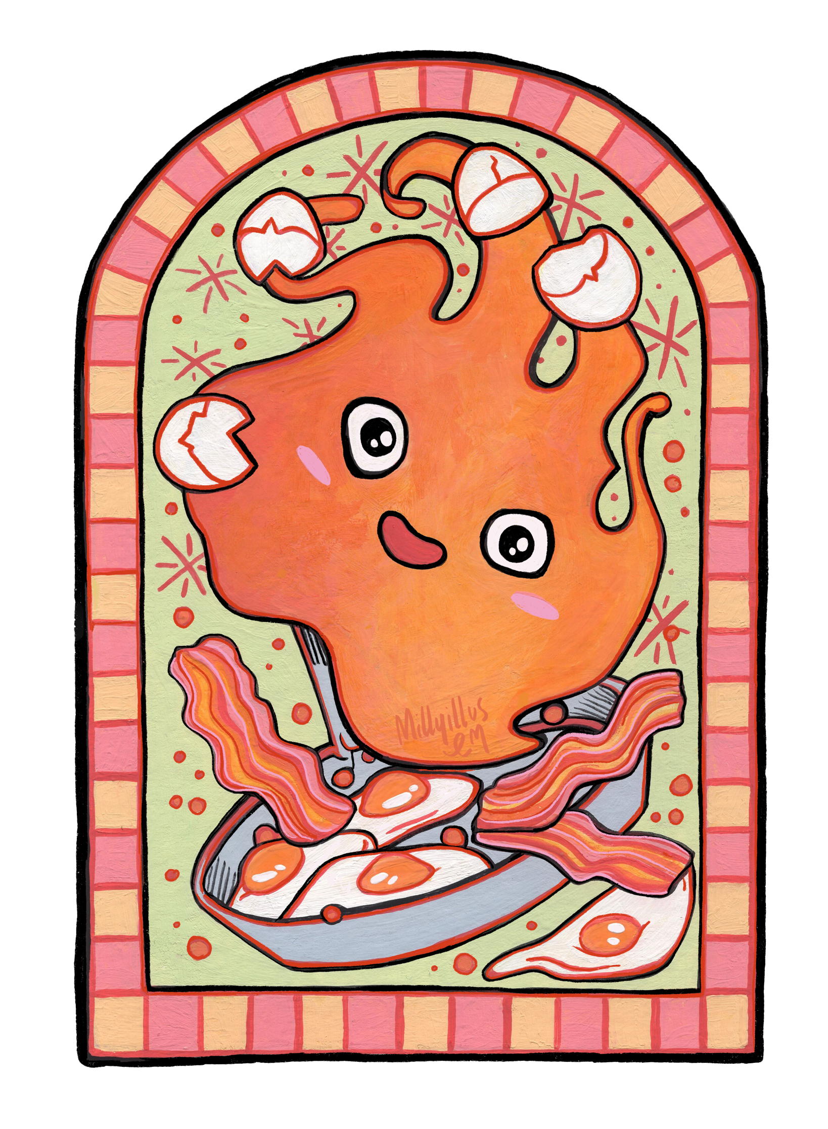 Calcifer Glossy Sticker