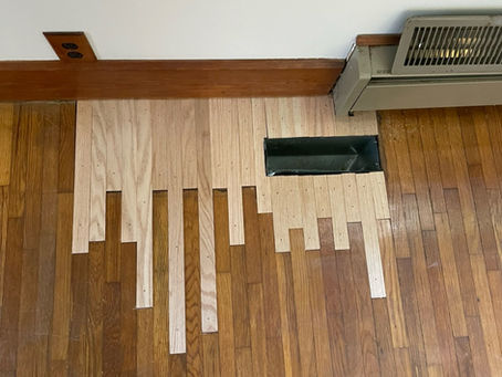 Replacing Boards on a Hardwood floor