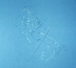 David Playing the Violin