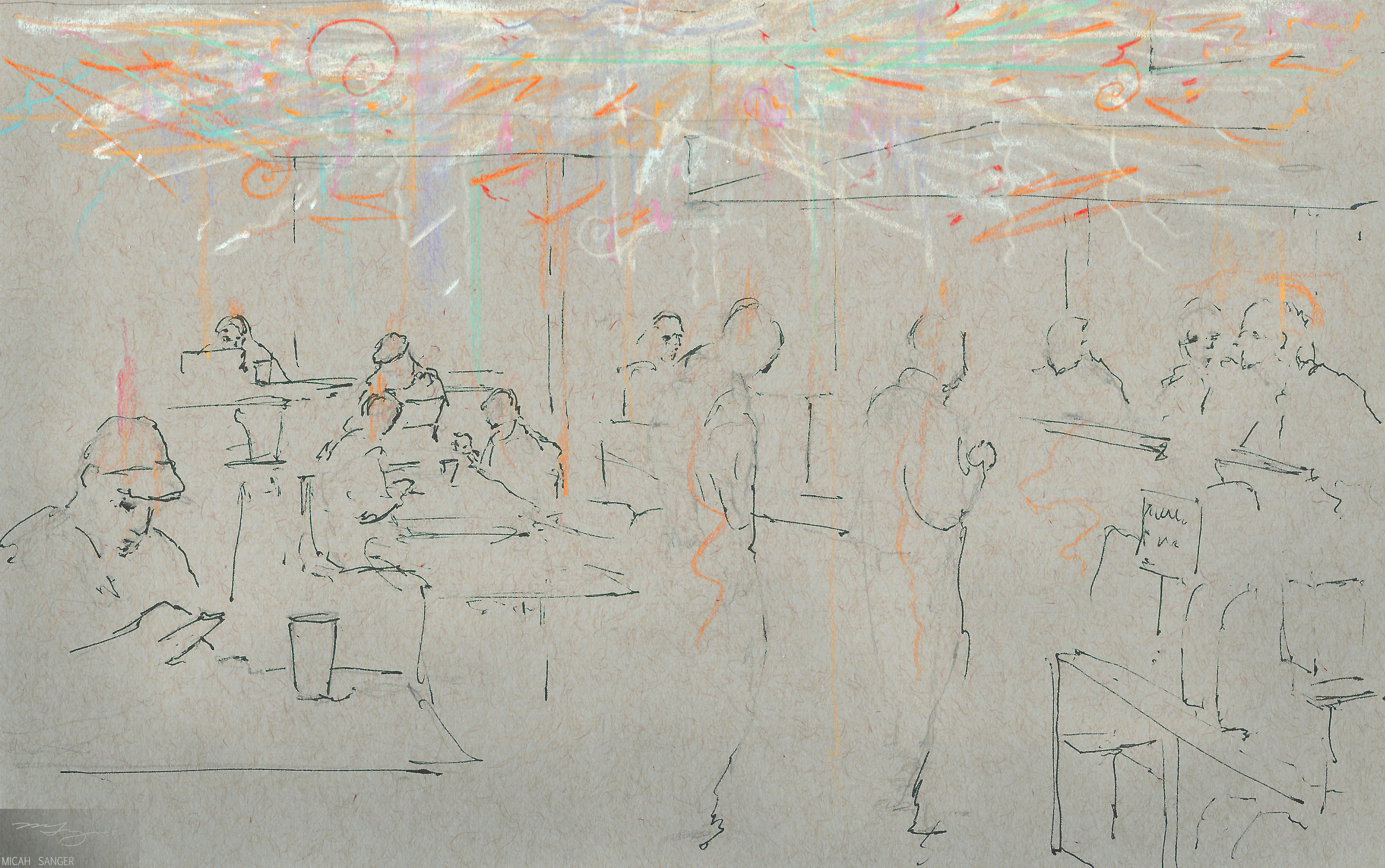 Quick Sketch Café I - Study for Pai