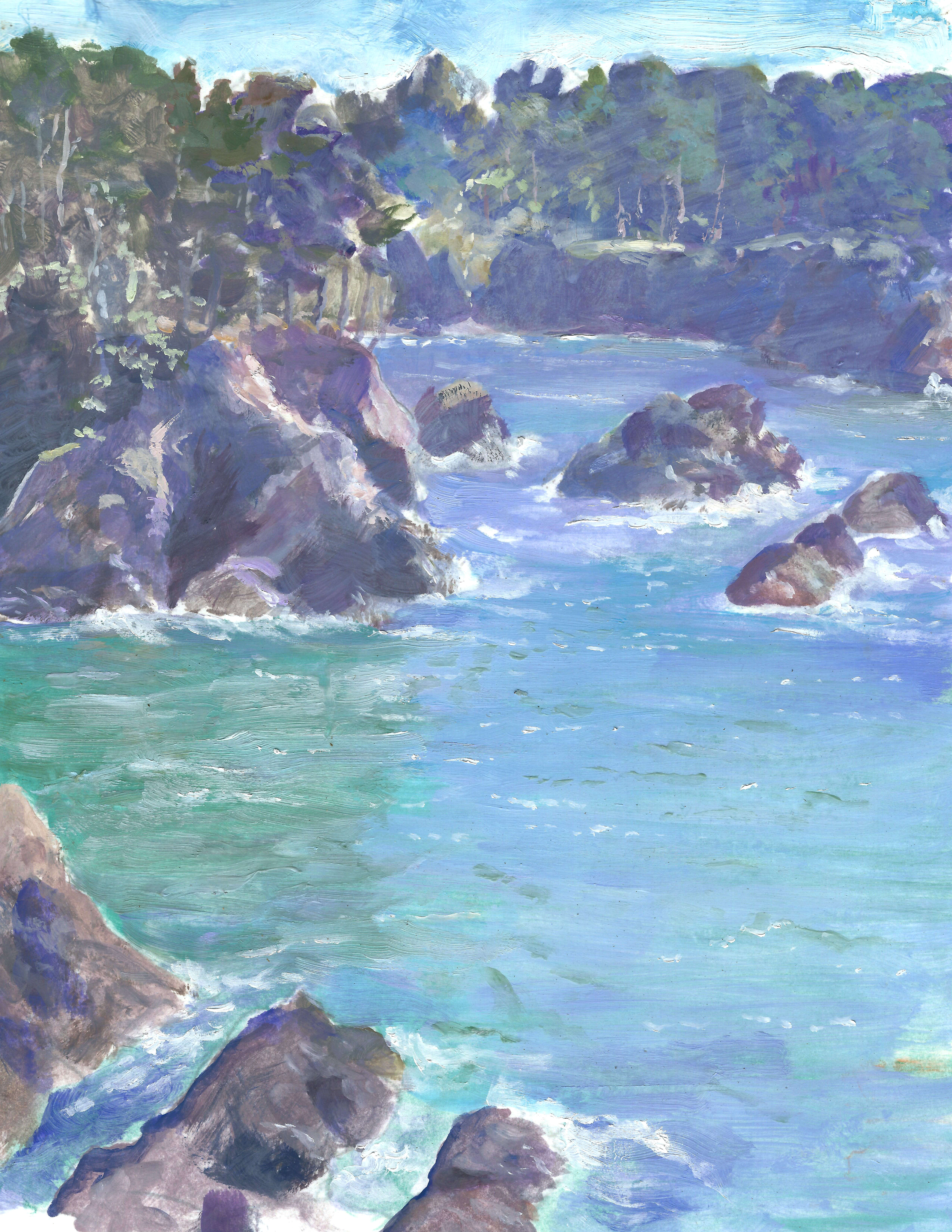 Study for Russian Gulch Point