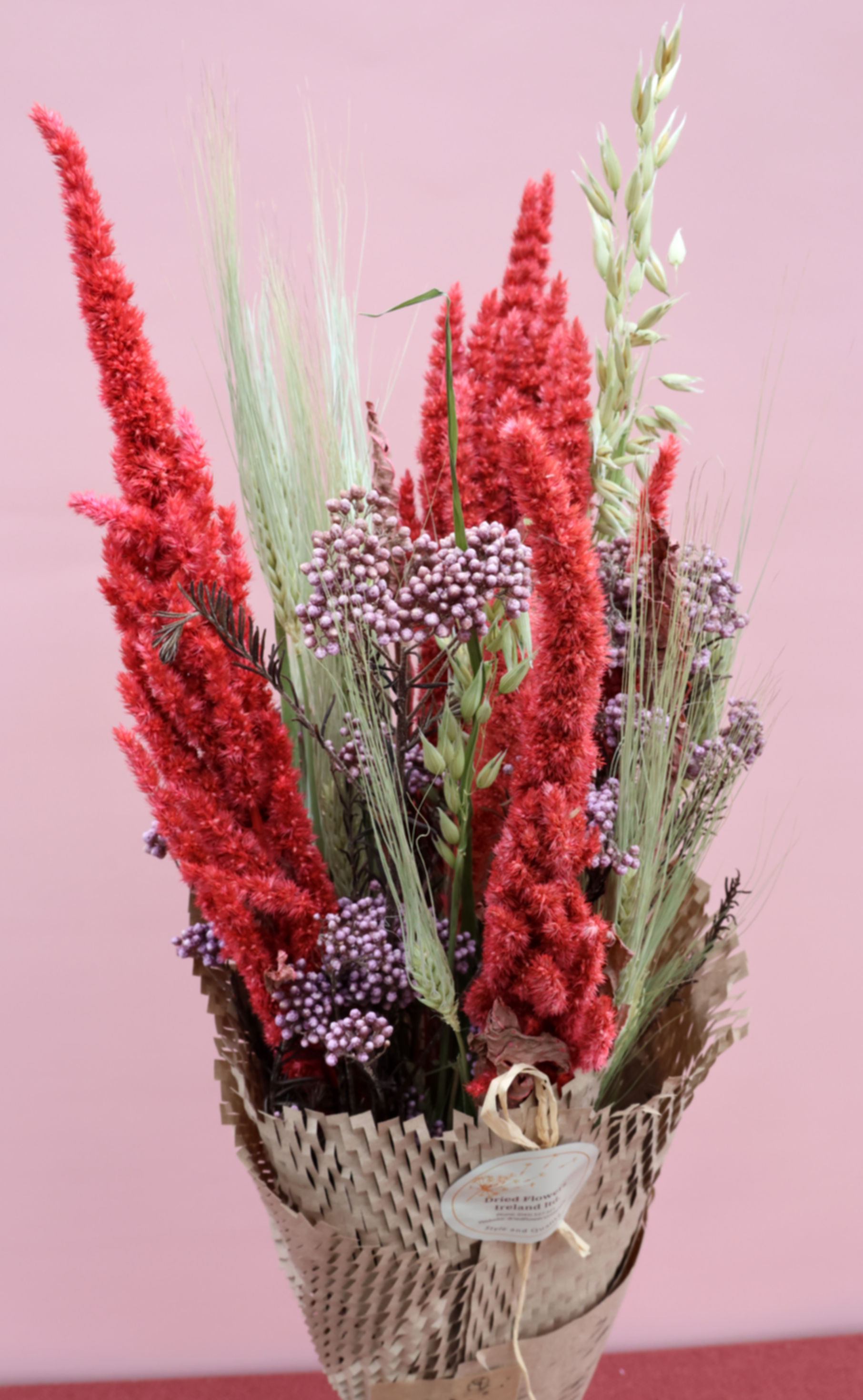 The Ruby Harvest Bouquet dried flowers