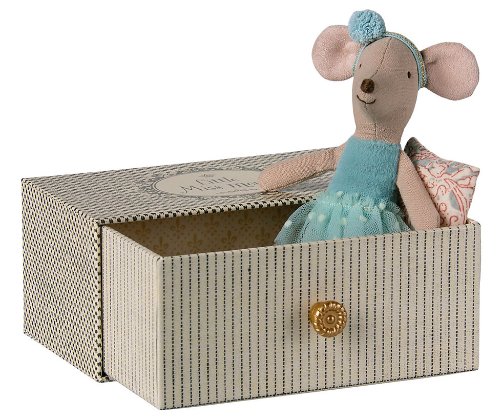 Maileg Afternoon Treat, Mouse - Blue Madelaine | Dutchman's