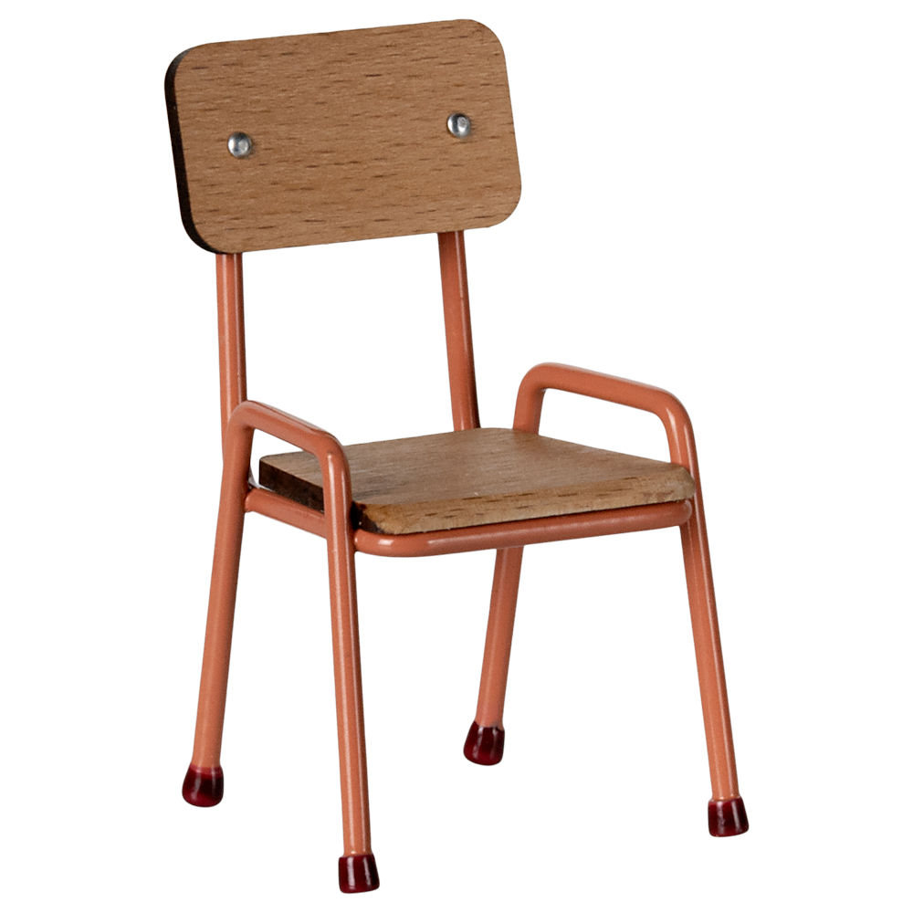 Maileg Chair, Mouse - Coral