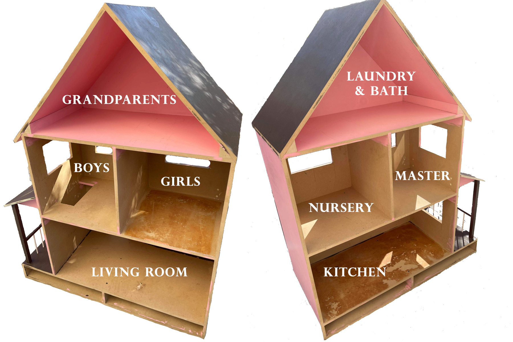 A Dollhouse For Our Maileg: Part 3 - Interior Paint and Flooring – photo 1